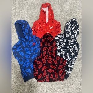BUNDLE Boys Nike Hoodie Sweatshirts Sz XS